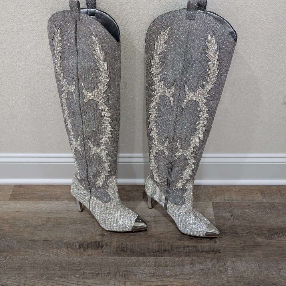 Gianni Bini Shiny Boots 8.5